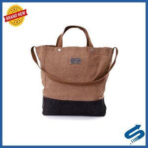 Large Waxed Canvas Tote Bag Heavy Duty Reusable Grocery Travel Tote